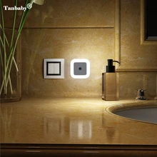 1Pcs EU/US plug Smart Sensor LED Night Light Lamp Induction Sensor Control LED Light 0.5W automatic light lamp