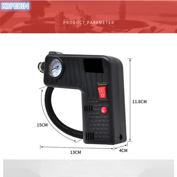 

Tire Inflator Volt Car Portable Air Compressor Pump Safety hammer signal help lamp for Honda fit accord crv civic accessories