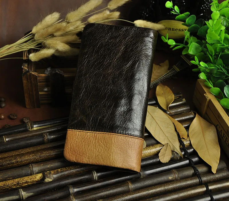 Мужской кошелек из натуральной кожи с отделением для кредитных карт|wallet purse|designer