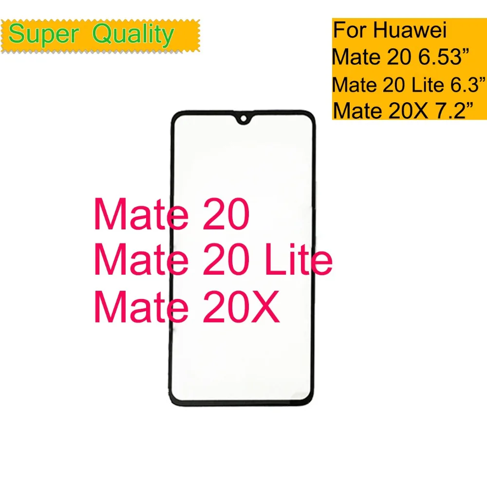 Сенсорный экран для huawei mate 20/M20 Lite/mate 20X сенсорный экран Сенсорная панель сенсор дигитайзер Переднее стекло Внешний без ЖК-замена