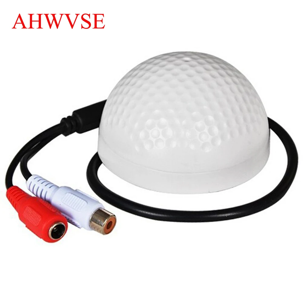 

High Sensitive Mini CCTV Microphone for IP camera DVR security cameras cctv systems 100 Square Meters