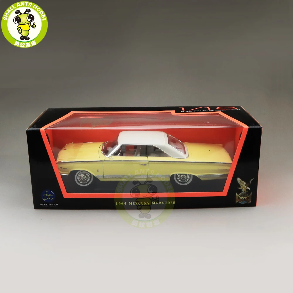 1/18 1964 MERCURY MARAUDER Road Signature литая под давлением Модель автомобиля игрушки для мальчиков и девочек подарок