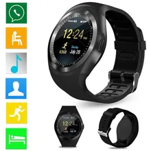 Bluetooth Y1 Smart Watch Android Phone Call SIM Camera Sport Watch Full Screen Sleep Tracker Message Reminder For Android IOS