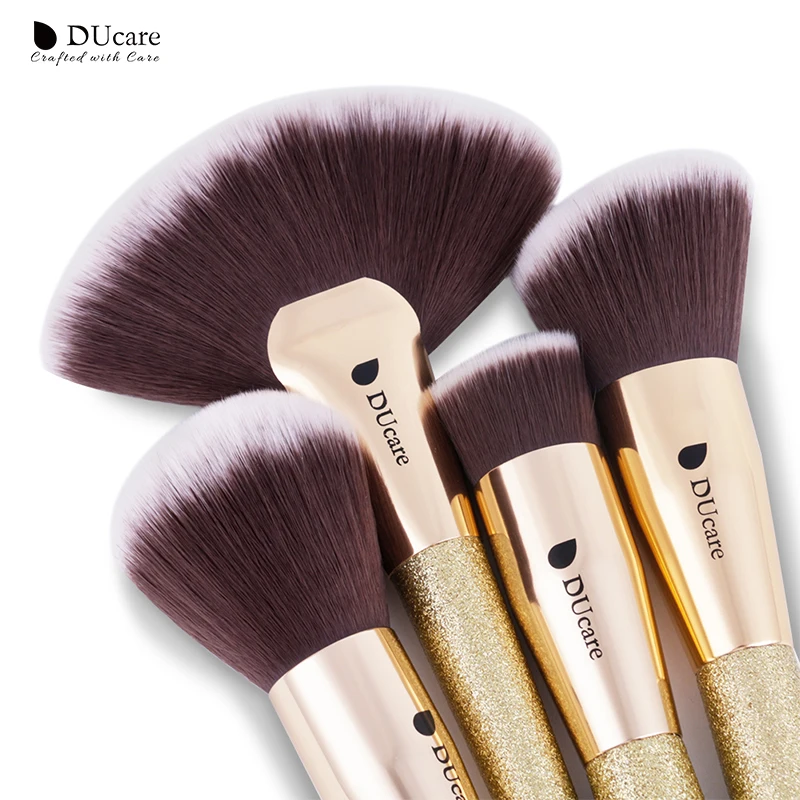DUcare 4 шт набор кистей для макияжа основа пудра Контур кисть для хайлайтера набор инструментов для макияжа
