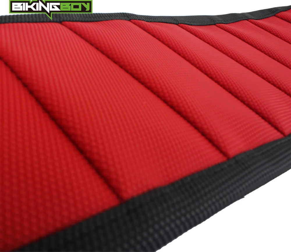 Ребристый Гриппер для мотокросса BIKINGBOY Red MX мягкий чехол Honda CRF150R CRF 150R 150 R 07 10 11 12 13 14