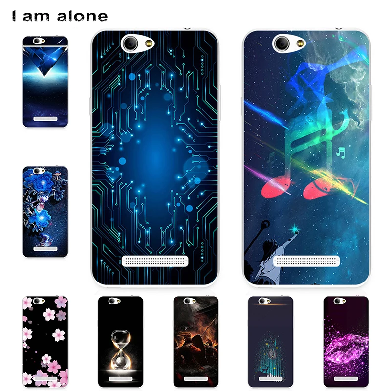 

I am alone Phone Cases For Wileyfox Spark 5.0" / Spark X 5.5" Solf TPU Fashion Mobile For Wileyfox Spark X Bags Shipping Free