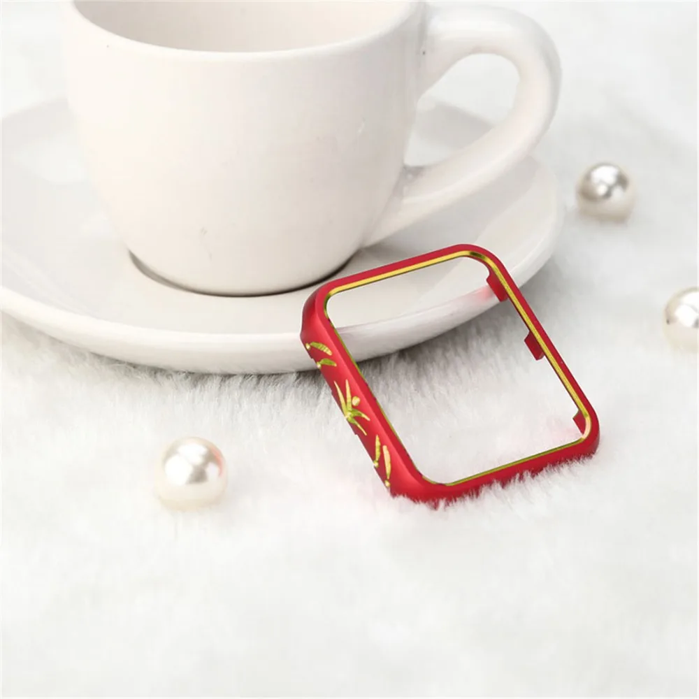 Cases Cover For Apple Watch case 42mm/38mm iwatch band 3/2/1 aluminum alloy protective Screen Anti-fall Frame Protector Shell Cases Cover For Apple Watch case 42mm/38mm iwatch band 3/2/1 aluminum alloy protective Screen Anti-fall Frame Protector Shell
