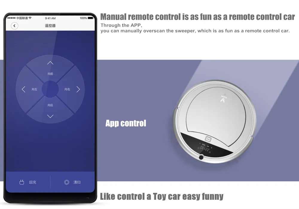 Робот-пылесос Xiaomi Viomi для дома с автоматическим подметанием пыли, умное приложение для дистанционного управления и автоматического зарядного устройства