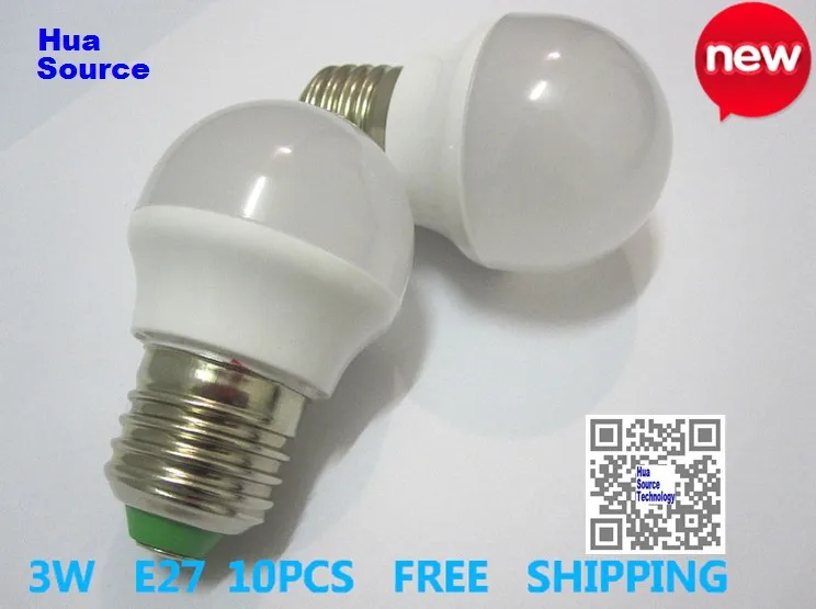 

10PCS FREE SHIPPING LED Bulb LAMPS BL-3W E27 HIGH POWER&QUALITY
