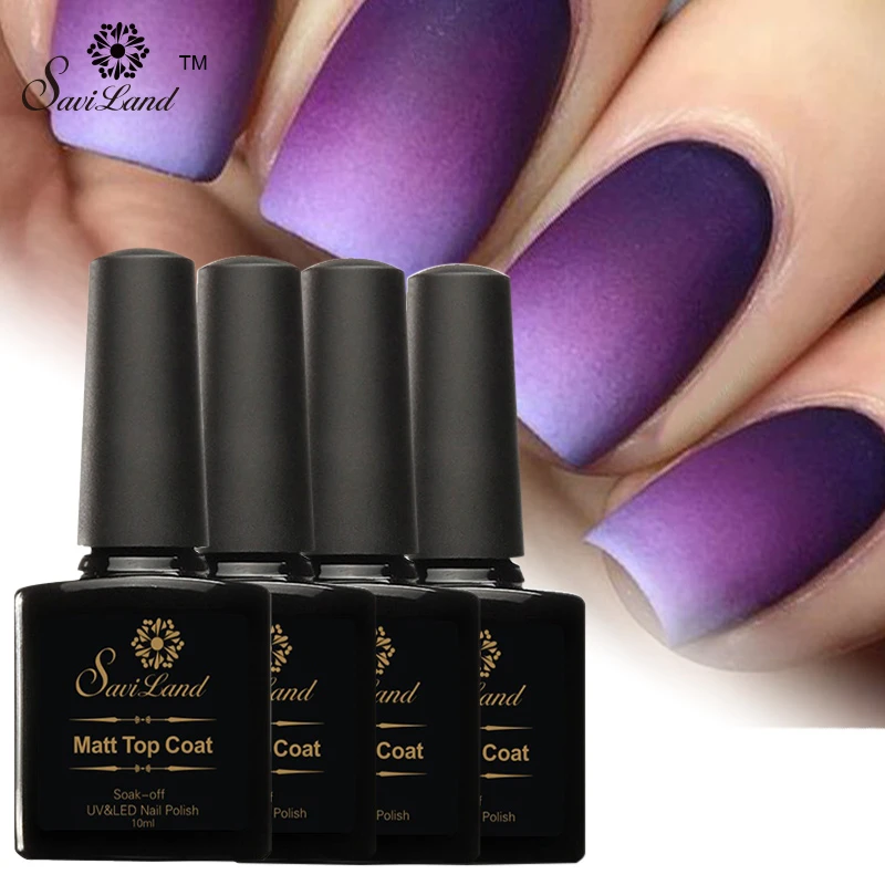 Saviland 1 pcs 10 ml Matt Top Uv Gel Nagellak Nagels Gel Vernissen Top