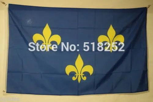 

-de-lis French lily flower religious Flag 3x5 FT 150X90CM Banner 100D Polyester flag brass grommets 035, free shipping