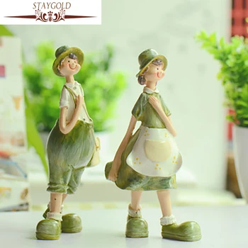 

STAYGOLD Zakka American Style Creative Ornaments Kawaii People Miniatures Home Decoration Accessories Free Shipping Kazakhstan