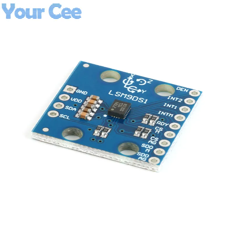 LSM9DS1 neun-achsen Sensor Modul 9-achse IMU Beschleunigungsmesser Gyroskop Magnetometer Für Arduino LSM9DS1 neun-achsen Sensor Modul 9-achse IMU Beschleunigungsmesser Gyroskop Magnetometer Für Arduino