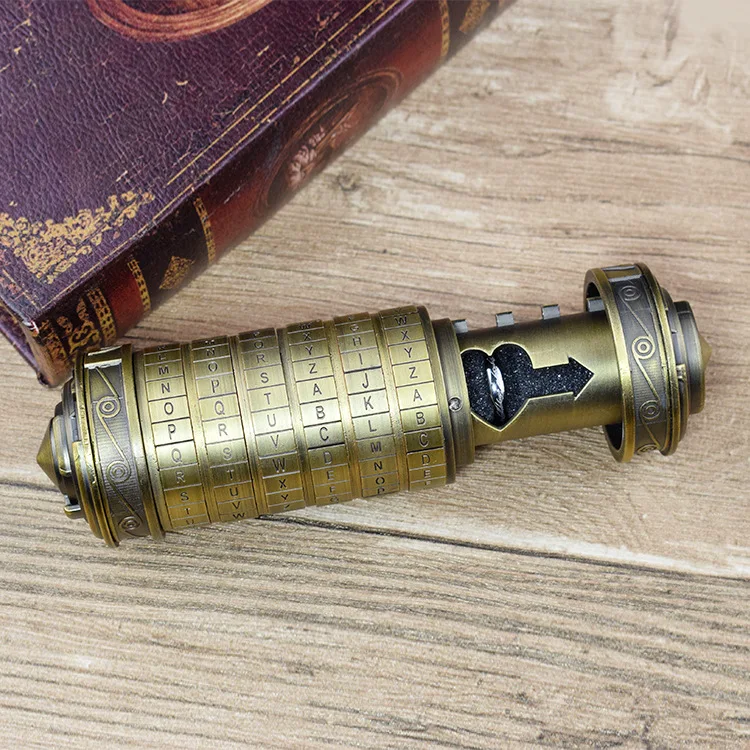 Leonardo da Vinci кодовые игрушки металлические замки криптекс свадебные подарки кольцо