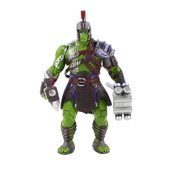 

21cm Avengers Thor 3 Ragnarok Action Figure War Hammer Battle Axe Gladiator Hulk BJD Super hero Hulk Model Toy