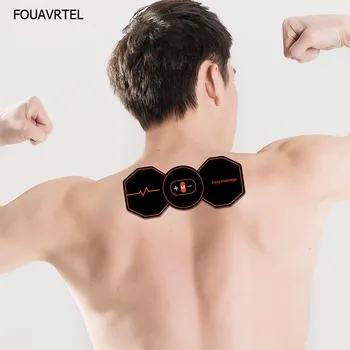 

FOUAVRTEL Electronic Wireless Back Relaxation Device Smart Fitness Muscle Massager Body Relaxation Device EMS Neck Massager