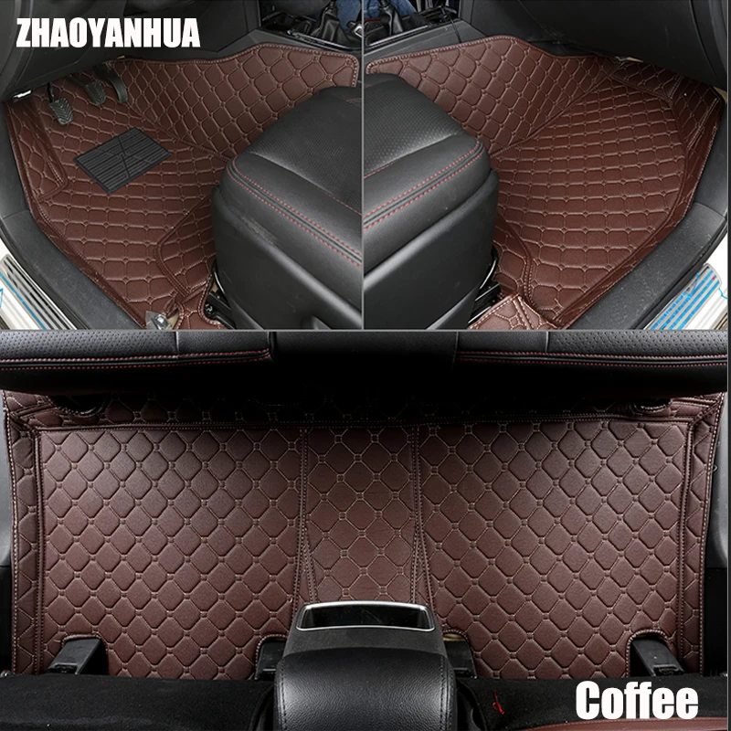 ZHAOYANHUAcar floor mats made for Honda Civic CRV CR V HRV Accord Crosstour FIT City car styling