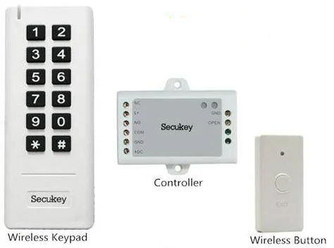 

SK3-2 No Cable, Easy To Install 2.4G Wireless Access System Wireless Keypad Access Control TCP/IP Network RFID Access Control