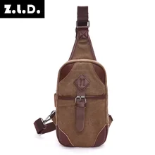 Мужские и женские нагрудные холщовые сумки в винтажном стиле качественная холщовая переноска-слинг сумки 35-8668