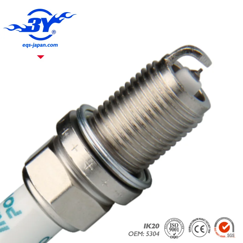 

Set of (4) IK20 5304 IRIDIUM SPARK PLUG for 5304 3764 BKR5EIX-11 FR8DC RC10YC BKR6EIX-11 AG54 BKR6EGP PK20TT K6RTC