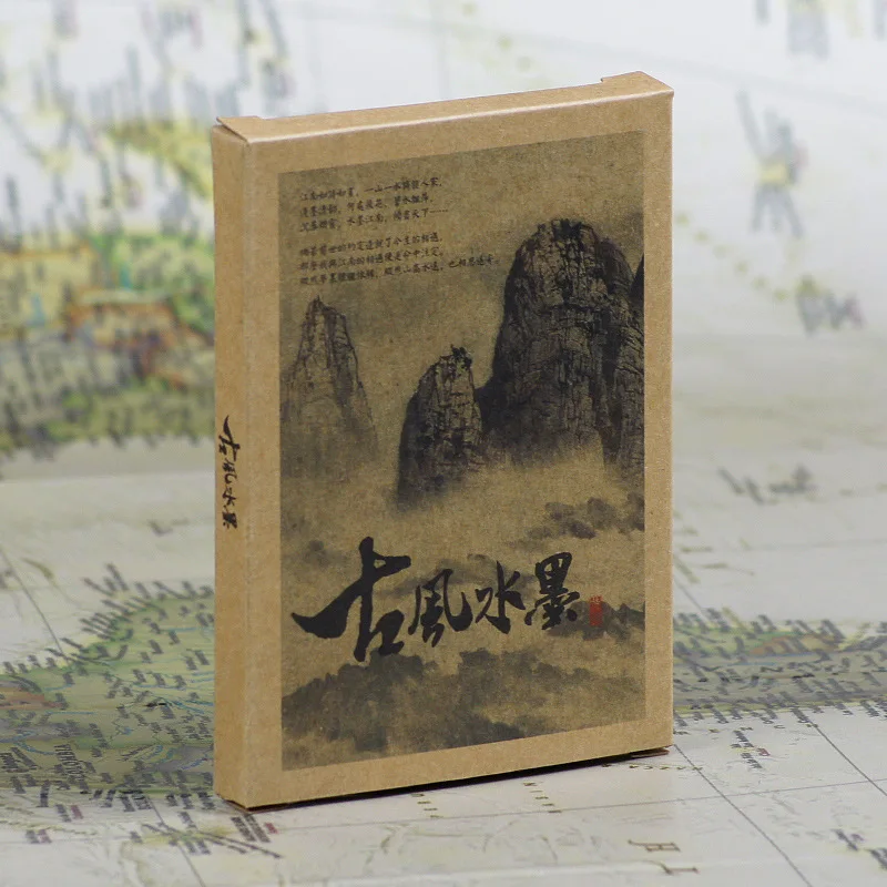 

30 sheets/LOT Chinese Ink Painting Series Postcard /Greeting Card/Wish Card/Christmas and New Year gifts