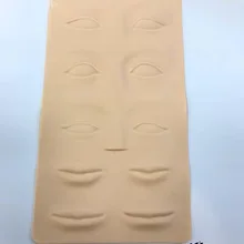 10 шт. 4D Перманентный макияж для бровей Eyeline губ кожа для обучения татуировкам 27x15 см постоянный макияж Татуировка практика