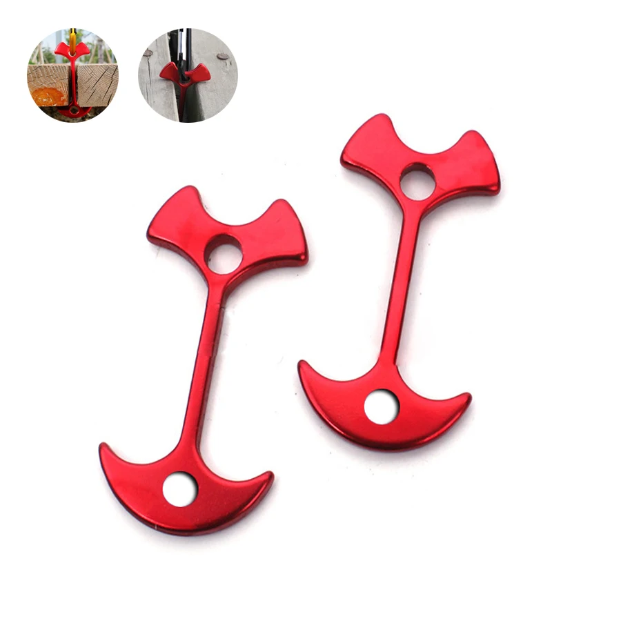 

ShineTrip tent pegs Aluminum Alloy deck nail plank fishbone adjusting Floor Nail Carpas Fiestas Wedding Tent Peg Path Deck Camp