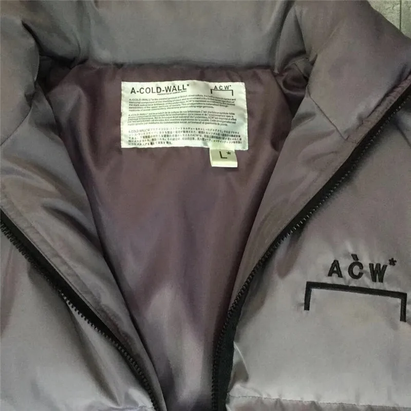 ACW A-COLD-WALL куртка с вышивкой для мужчин и женщин 1:1 куртки высокого качества пальто Модная Верхняя одежда уличная куртка ACW
