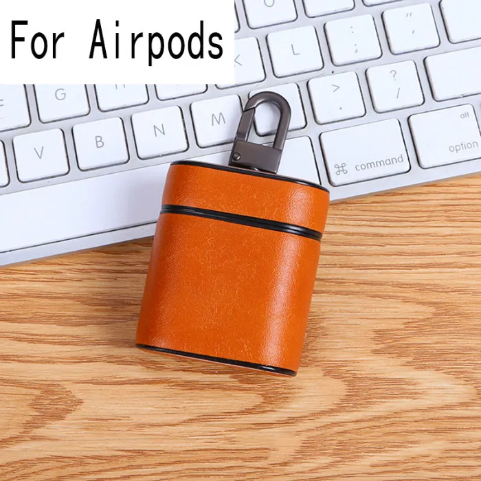Для Airpods кожаный чехол для Aipods беспроводной наушник Чехлы Air Pods Fundas с веревкой Erpods