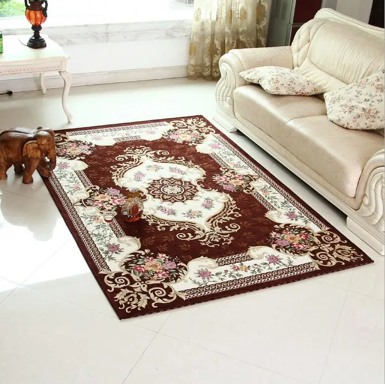 Classical Red Carpet Area Rug For Living Room Large Size Rugs And Carpets For Bedroom Slip Resistance tapis salon
