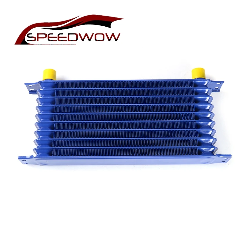 SPEEDWOW 10Row AN10 Universal Engine Transmission Oil Cooler Racing