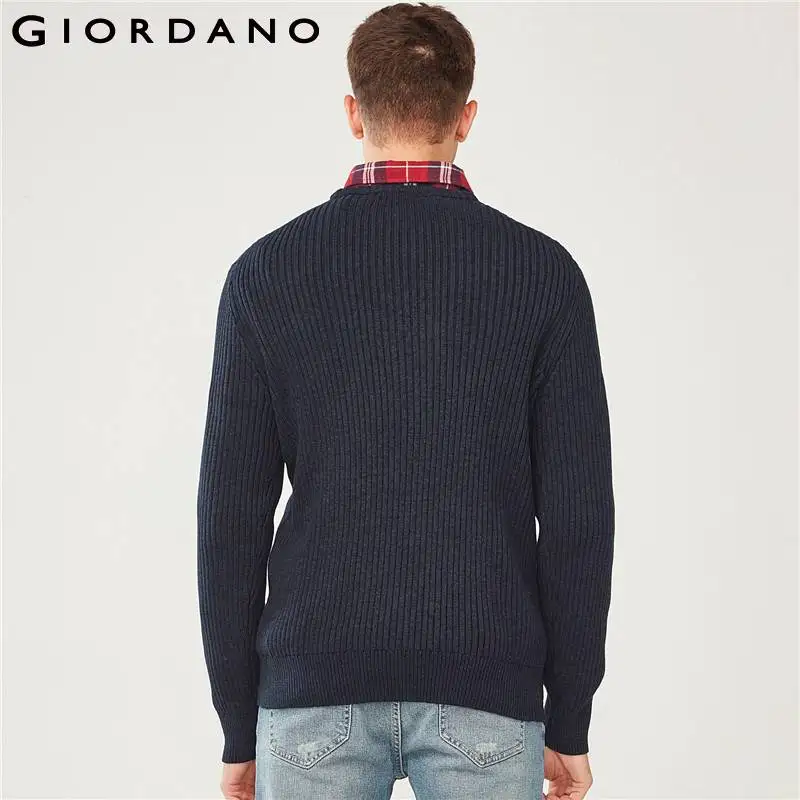 Giordano мужской свитер из натурального хлопка данная модель имеет три варианта