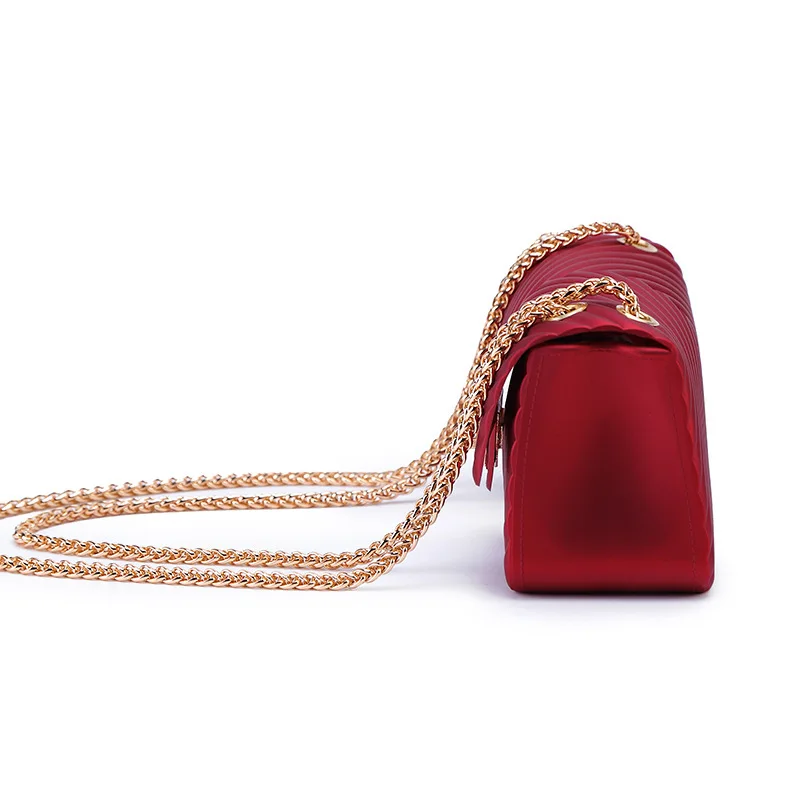 Arsmundi New Handbags Women Frosted Jelly Shoulder Bag Fashion Small Bag V-chain Messenger Bag Tide Candy Color Female Clutch Arsmundi New Handbags Women Frosted Jelly Shoulder Bag Fashion Small Bag V-chain Messenger Bag Tide Candy Color Female Clutch