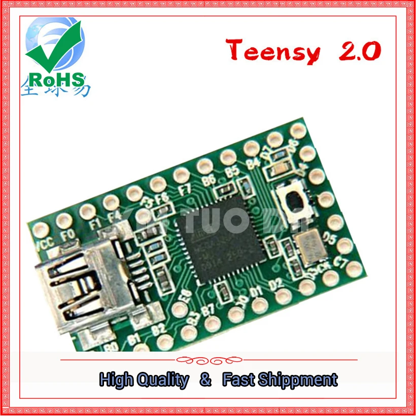 Макетная плата USB AVR Teensy 1 0 с ручкой клавиатуры u диск несколько модулей (Teensy 2 3