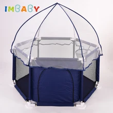IMBABY манеж для детей манеж с корзиной большая площадь детская палатка бассейн шары детский манеж мяч бассейн для детского забора детская палатка
