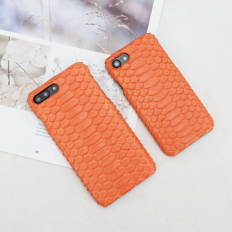 Однограммный чехол для телефона IPHONE X 8 PLUS MAX 11 12 13 Pro Max настоящая кожа питона