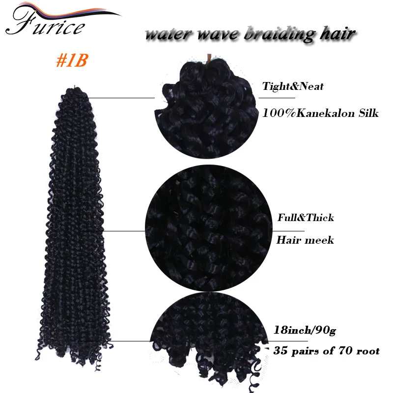 Freetress Synthetic Expression Curly Hair Extensions Crochet
