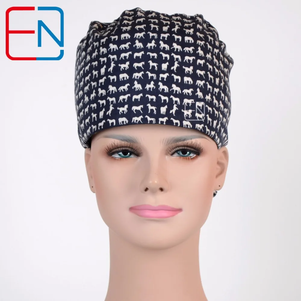 surgical scrub caps ,lab caps,skull caps 100 cotton one size medical capsin Accessories from