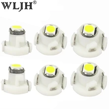 WLJH 10x Neo Wedge T3 T4.2 T4.7 Led 3030 SMD автомобильный климат контроль AC лампочка переключатель радио датчик приборной панели индикатор светильник