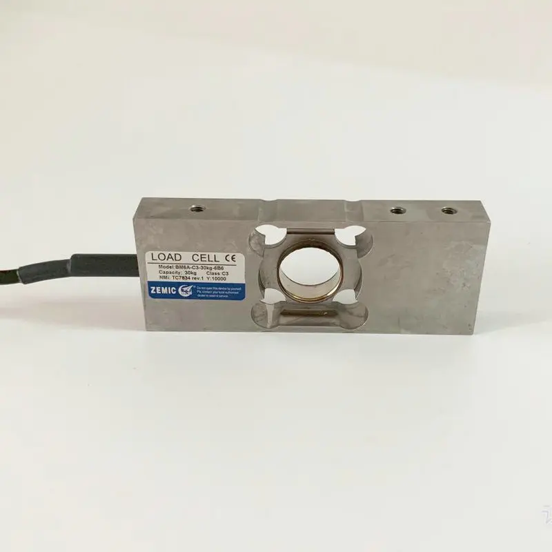 ZEMIC BM6A-C3-12kg-6B6 Capacity 6kg 15kg 30kg 60kg Stainless Steel IP68 Single Point Load Cell image 2