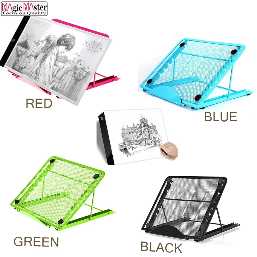 

A4 LED Diamond Painting Light Pad Holder 5D DIY Diamond Painting Accessories Diamond Embroidery Cross Stitch Metal tools stencil