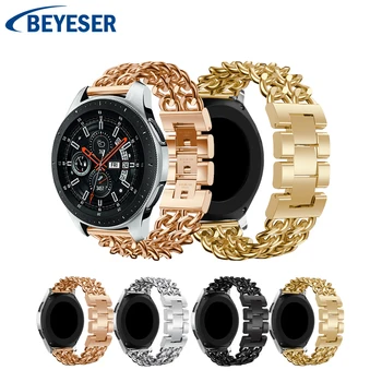 

Premium Stainless Steel Watchband for Samsung Galaxy Watch 46mm Strap for Samsung Gear S3 Classic/Frontier band with Adjust Tool
