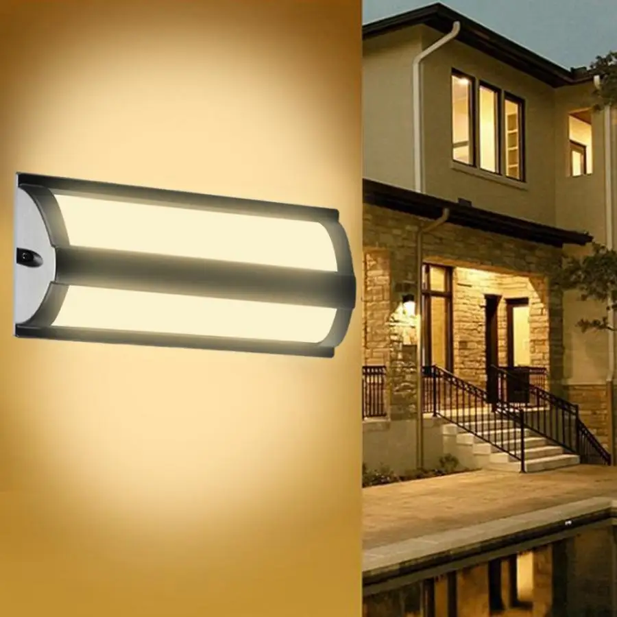 

Sconce Lamp AC85-260V 18W LED Wall Light Waterproof Sconce Lamp for Hotel Bar Corridor Indoor Outdoor