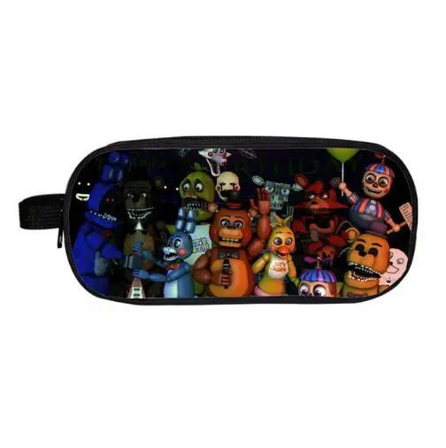 Five Nights At Freddy's косметички держатель для карандашей Бонни и Чика Fazbear Freddy чехол школьный детский узор сумка Детские чехлы - Цвет: photo color