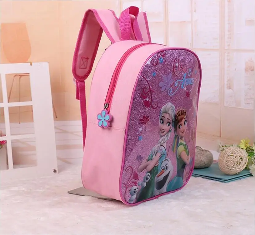 Hot Girls cartoon schoolbag kids lovely princess elsa anna backpack Cute Brand Toddler Kids boys schoolbags