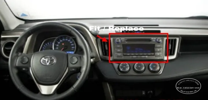 Perfect Liandlee 2din For Toyota Vanguard 2013~2014 Car Android Radio GPS Maps Navigation player BT WIFI HD Screen Multimedia System 2