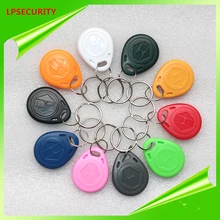 100 шт. 125 кГц EM4305 32bitUID Rfid бесконтактная идентификационная карта жетон записываемая копия чип-метки брелки для ключей для системы контроля доступа