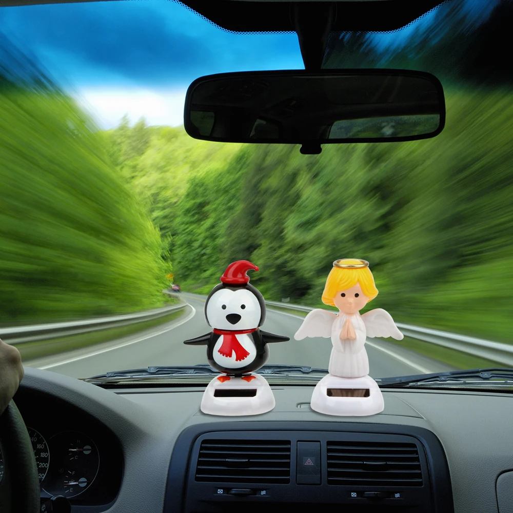 DVFDA For Kids Office Eco Friendly Action Figure Solar Powered Dashboard Shaking Head Dolls Solar Fireman Toy Bobble Head Doll Solar Dancing Fireman I3618954700