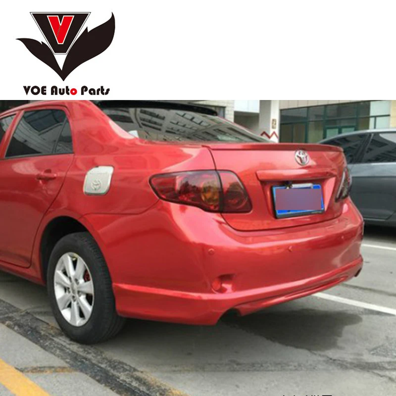 Спойлер для Toyota Corolla 2006 2013 задний спойлер из АБС пластика автомобилей 2013|spoiler for