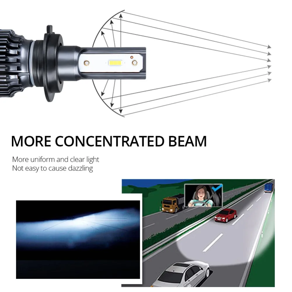 Avacom 2 шт. светодиодный HS1 мотоциклетный головной светильник s лампа супер яркий 3000 К 6500 к 9600Lm 40 Вт Светодиодный H4 Высокий Низкий Phare мото скутер светильник